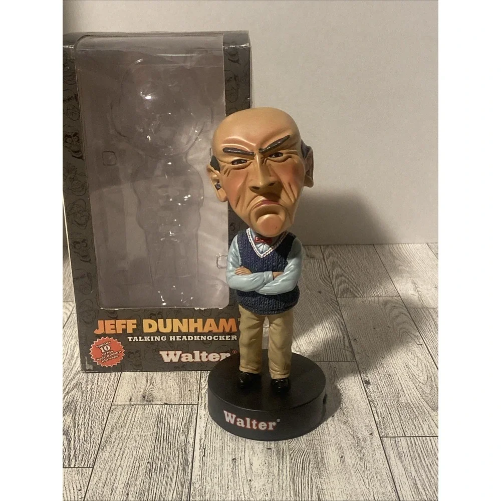 Jeff Dunham Walter Talking Headknocker Bobblehead OPEN BOX NEW BATTERIES
